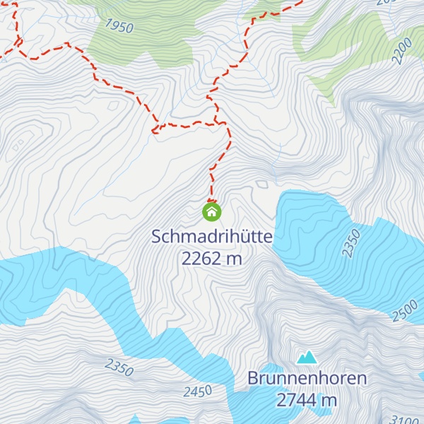 Map of Schmadrihütte
