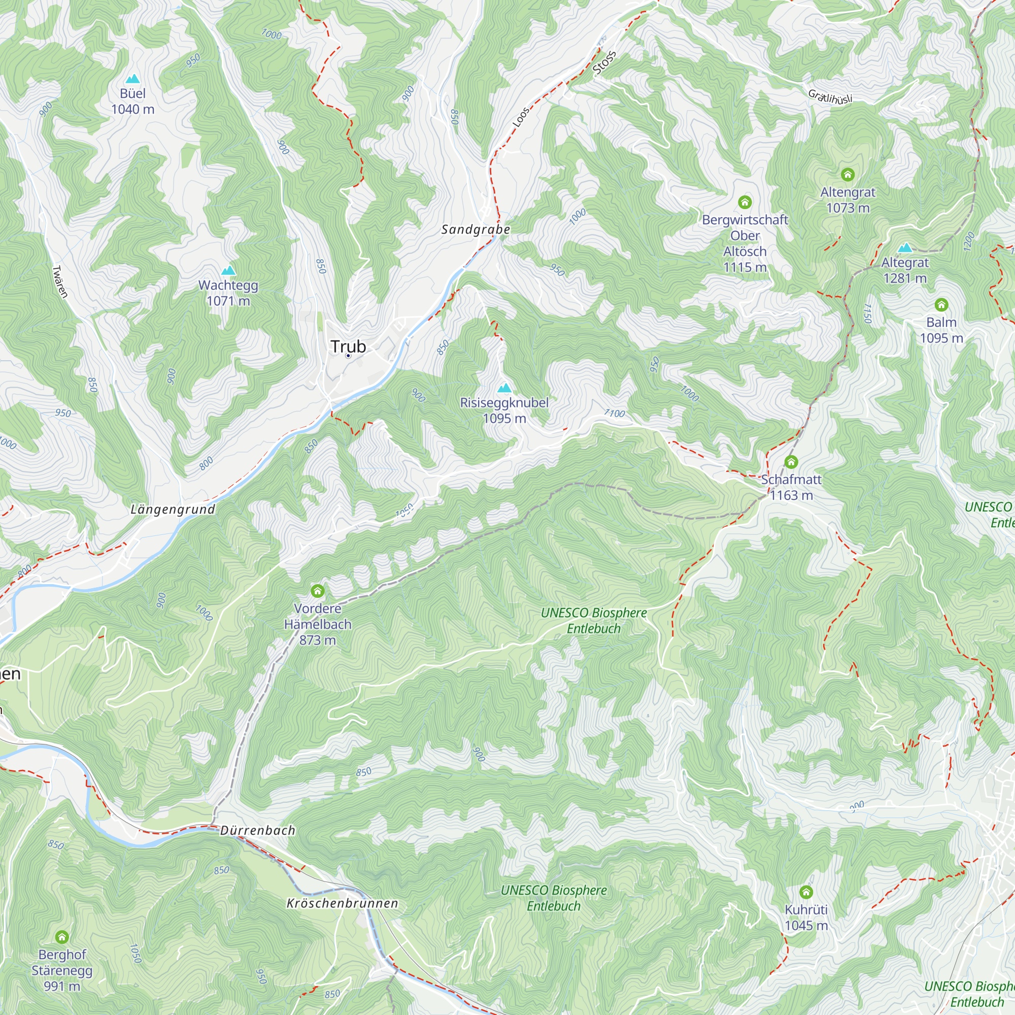 Hindere Hämelbach map