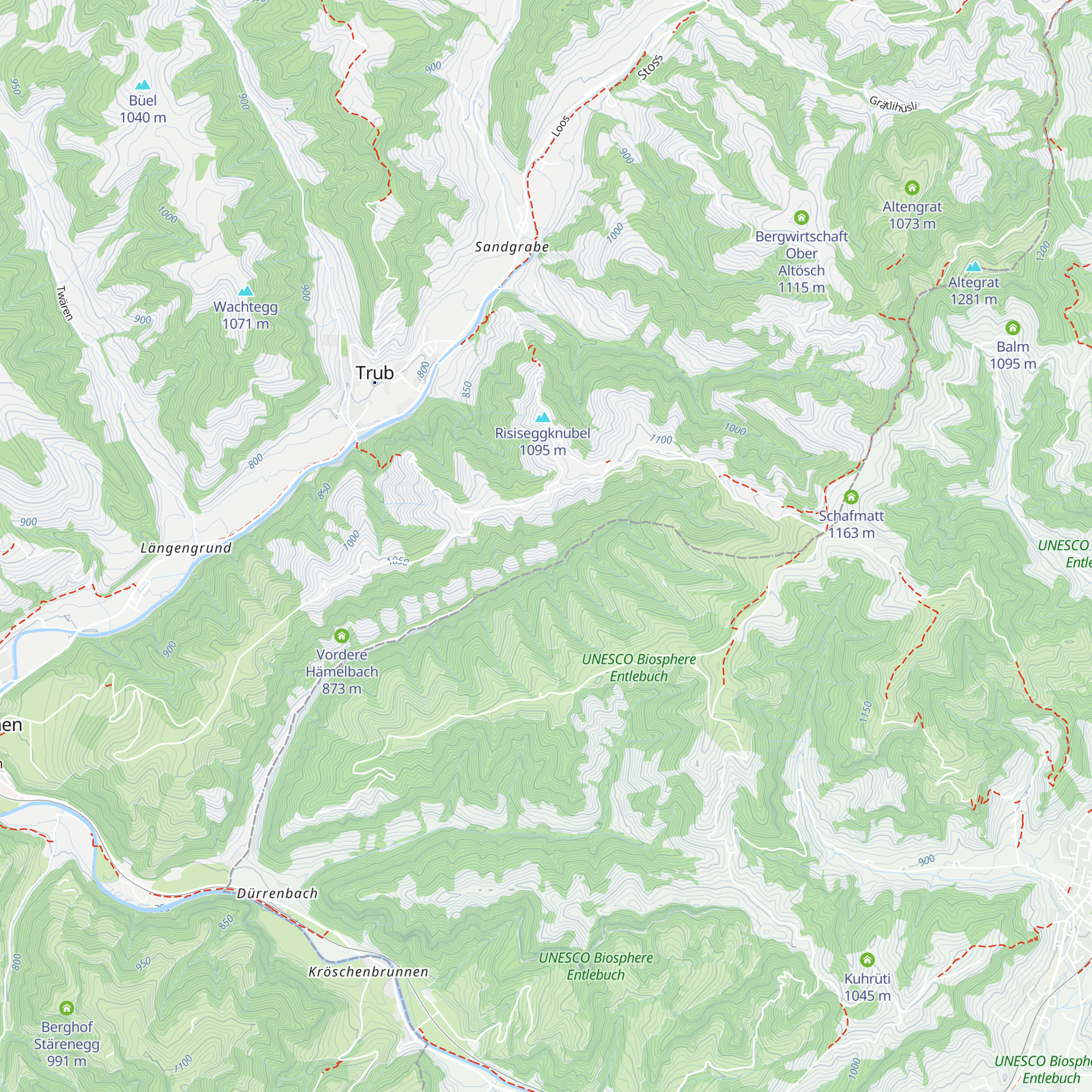 Hindere Hämelbach map