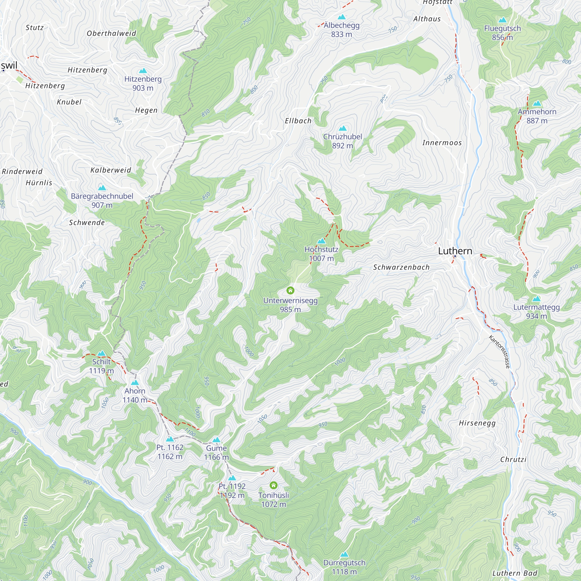Unterwernisegg map