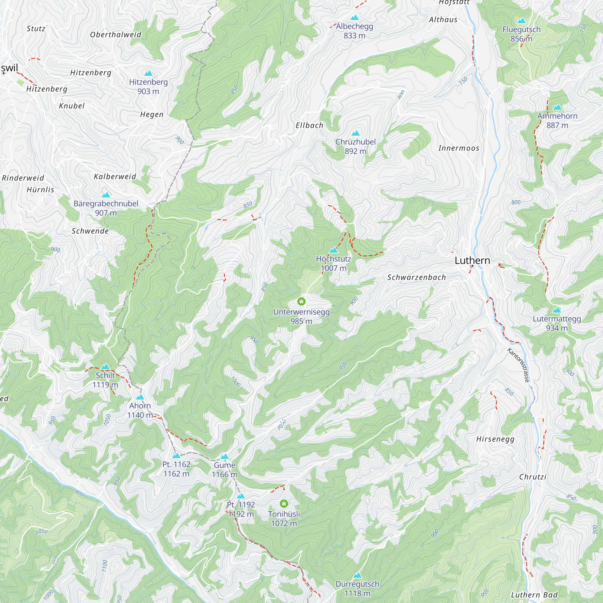 Unterwernisegg map
