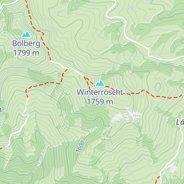 Map of Winterröschthütte