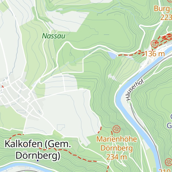 Map of Grill- und Schutzhütte Erkelstein Dörnberg