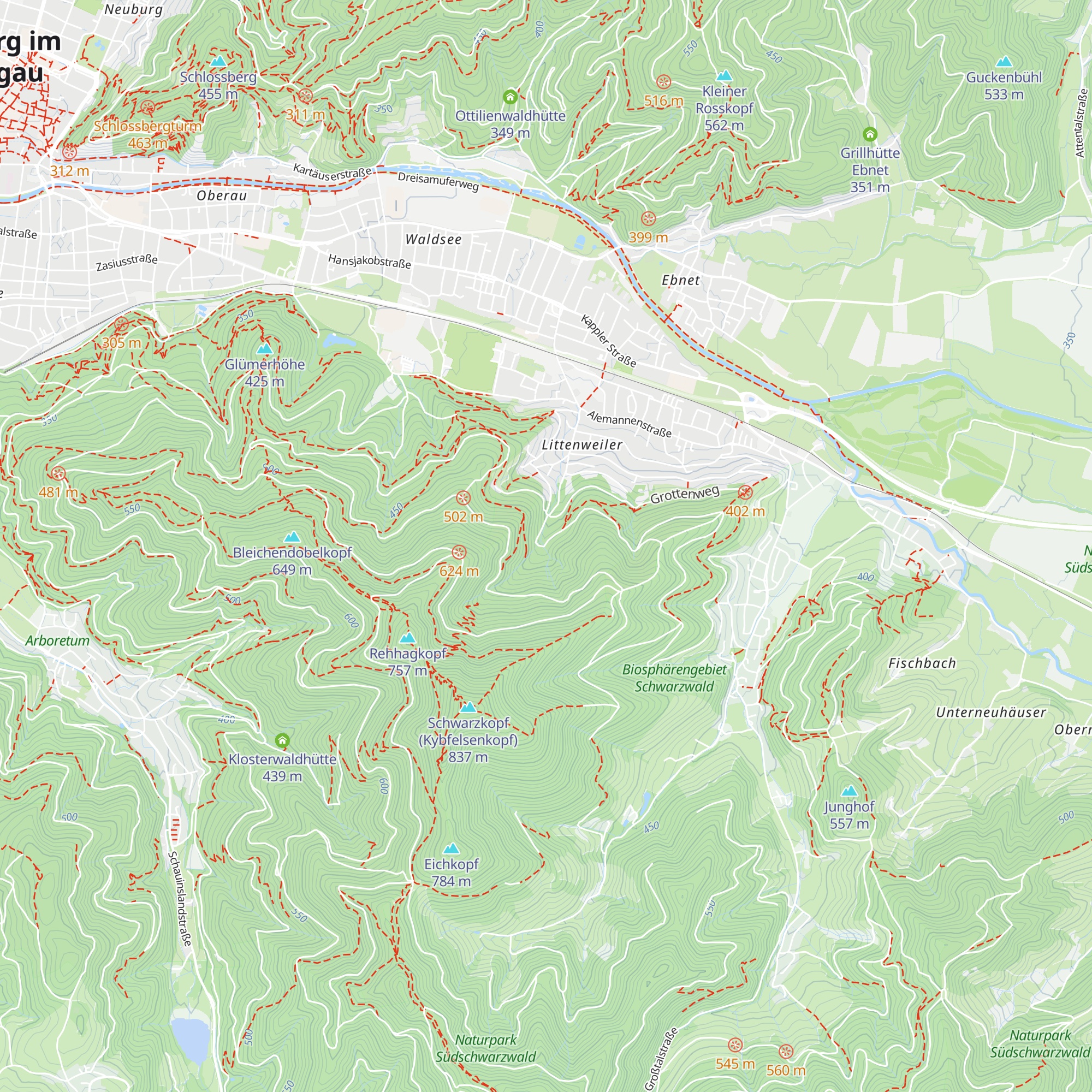 Tannenberghütte map