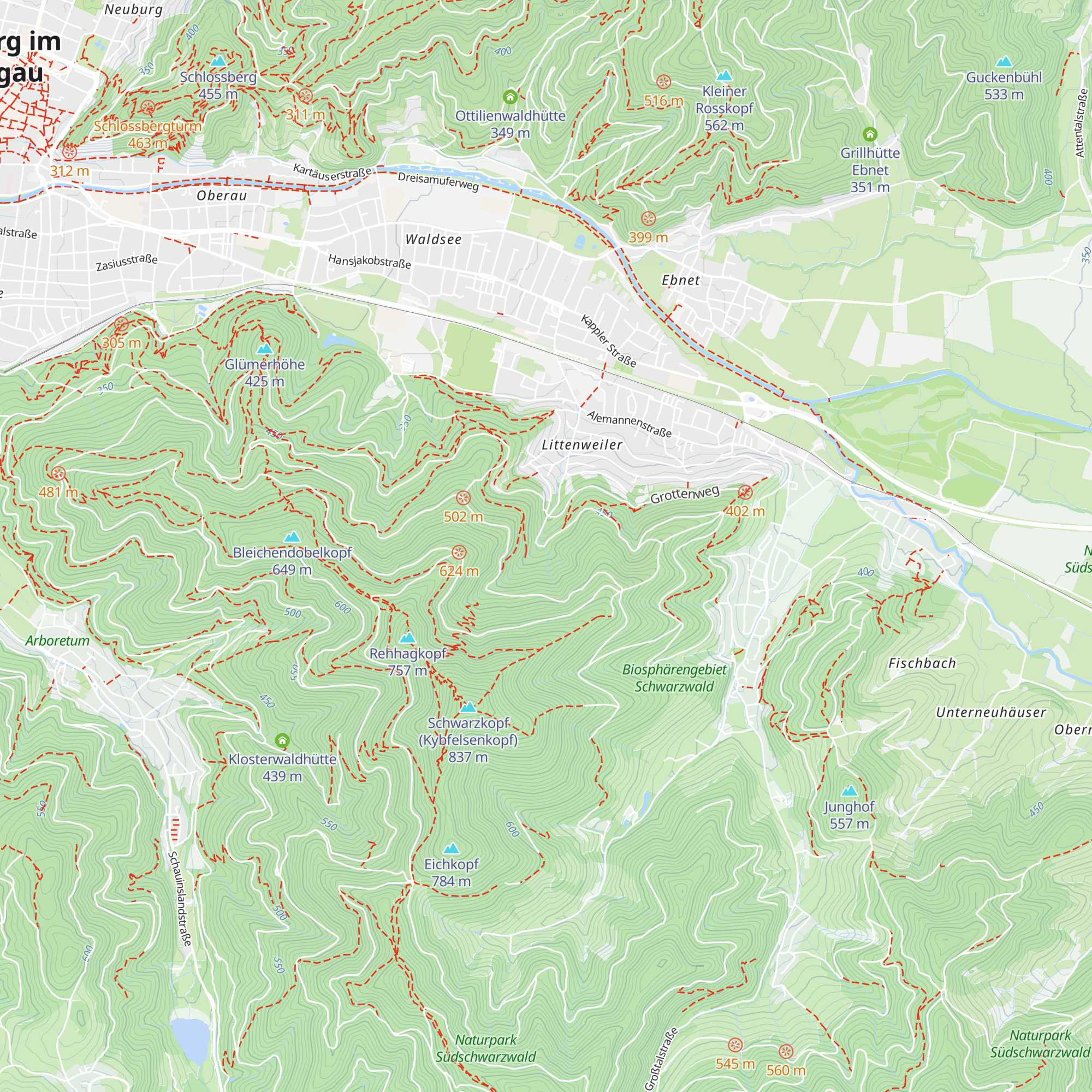 Tannenberghütte map