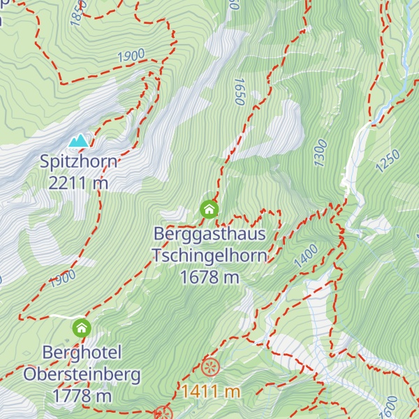 Map of Berggasthaus Tschingelhorn
