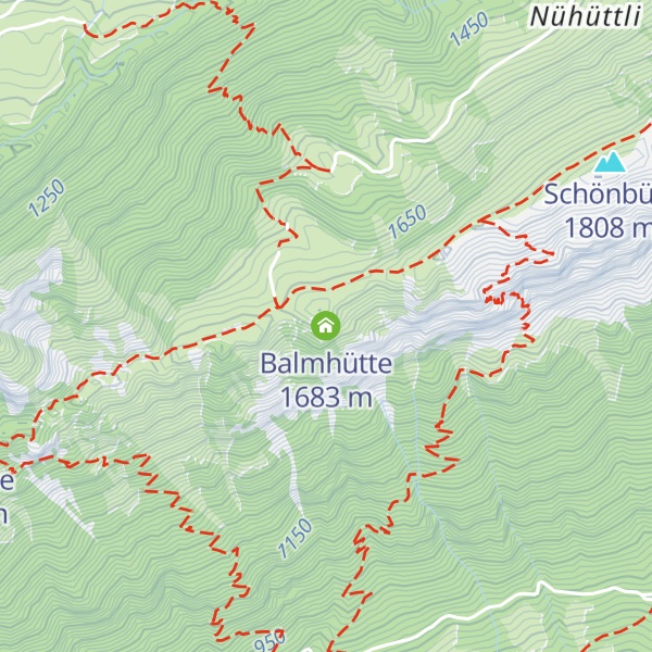 Map of Balmhütte