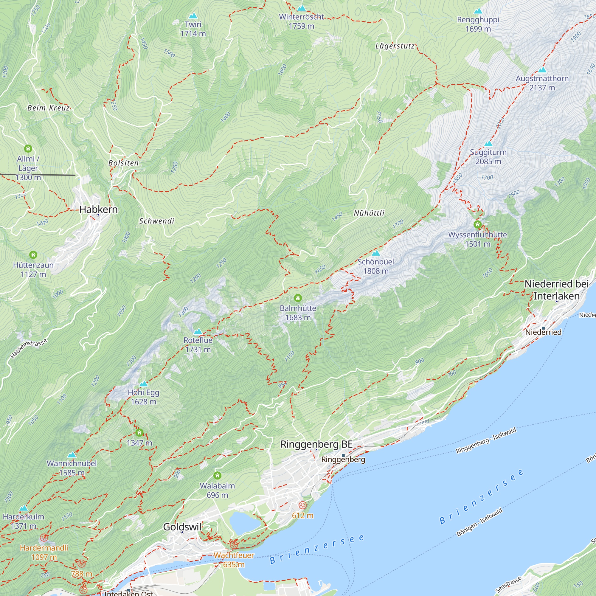 Balmhütte map