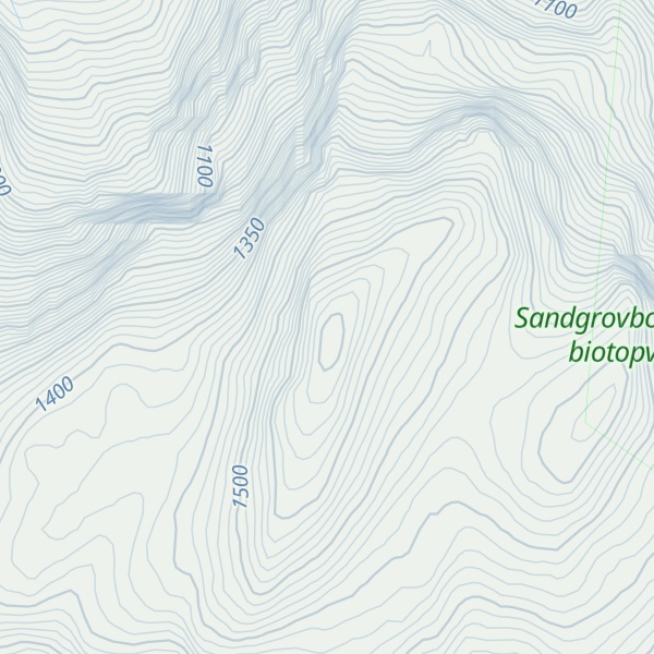 Map of Kvanndalshøin, V