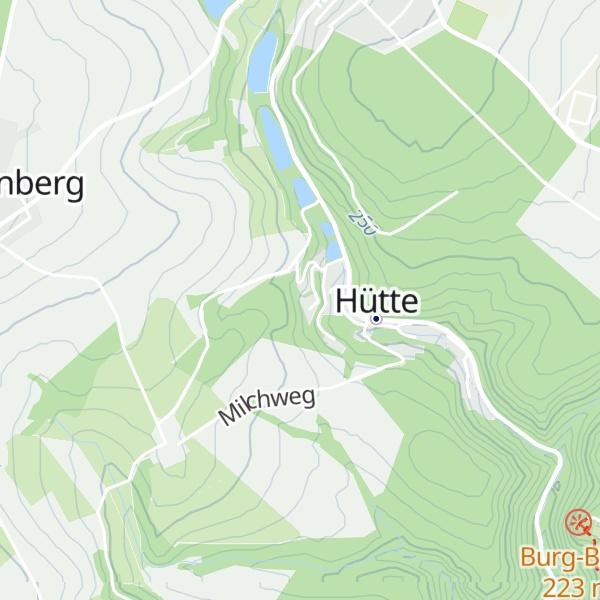 Map of Hüttenstube Dörnberg-Hütte