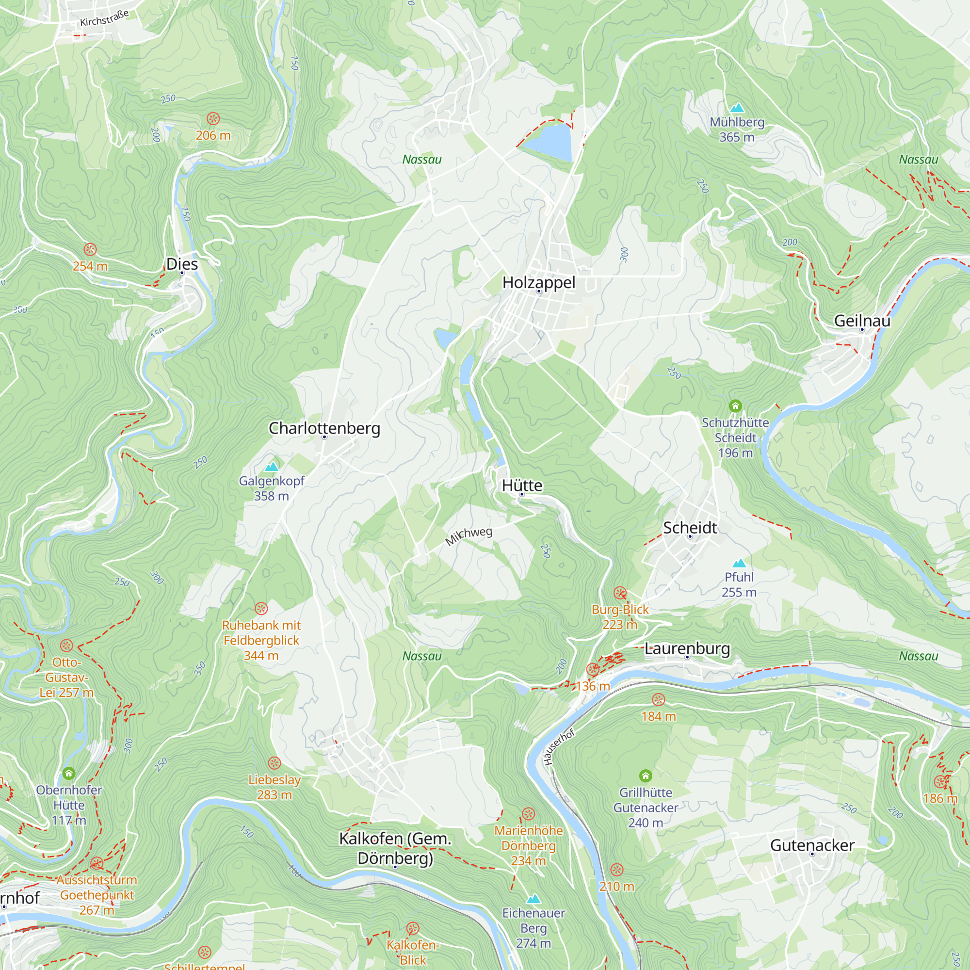 Hüttenstube Dörnberg-Hütte map