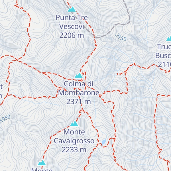 Map of Rifugio Mombarone