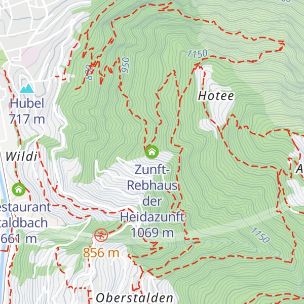 Map of Zunft-Rebhaus der Heidazunft