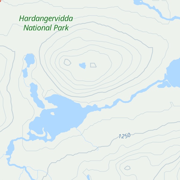 Map of Bakkehytta