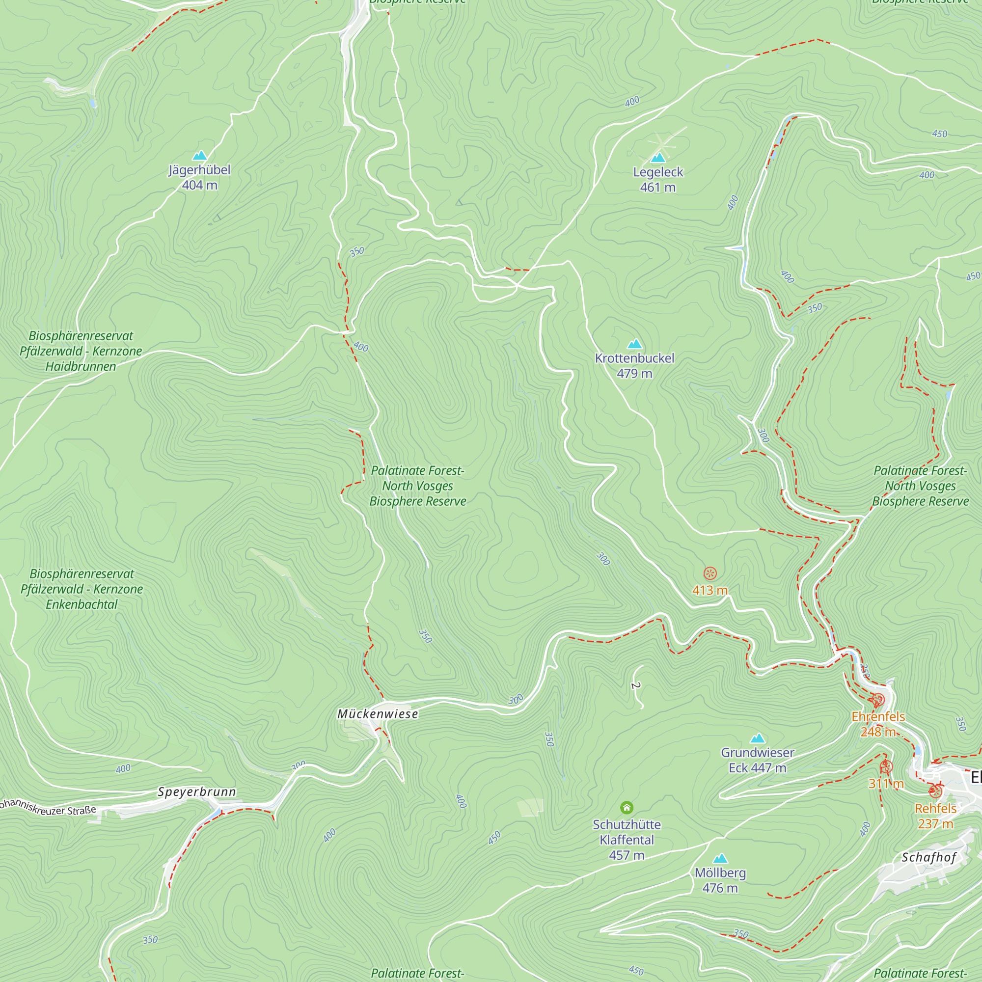 Oselberghütte map