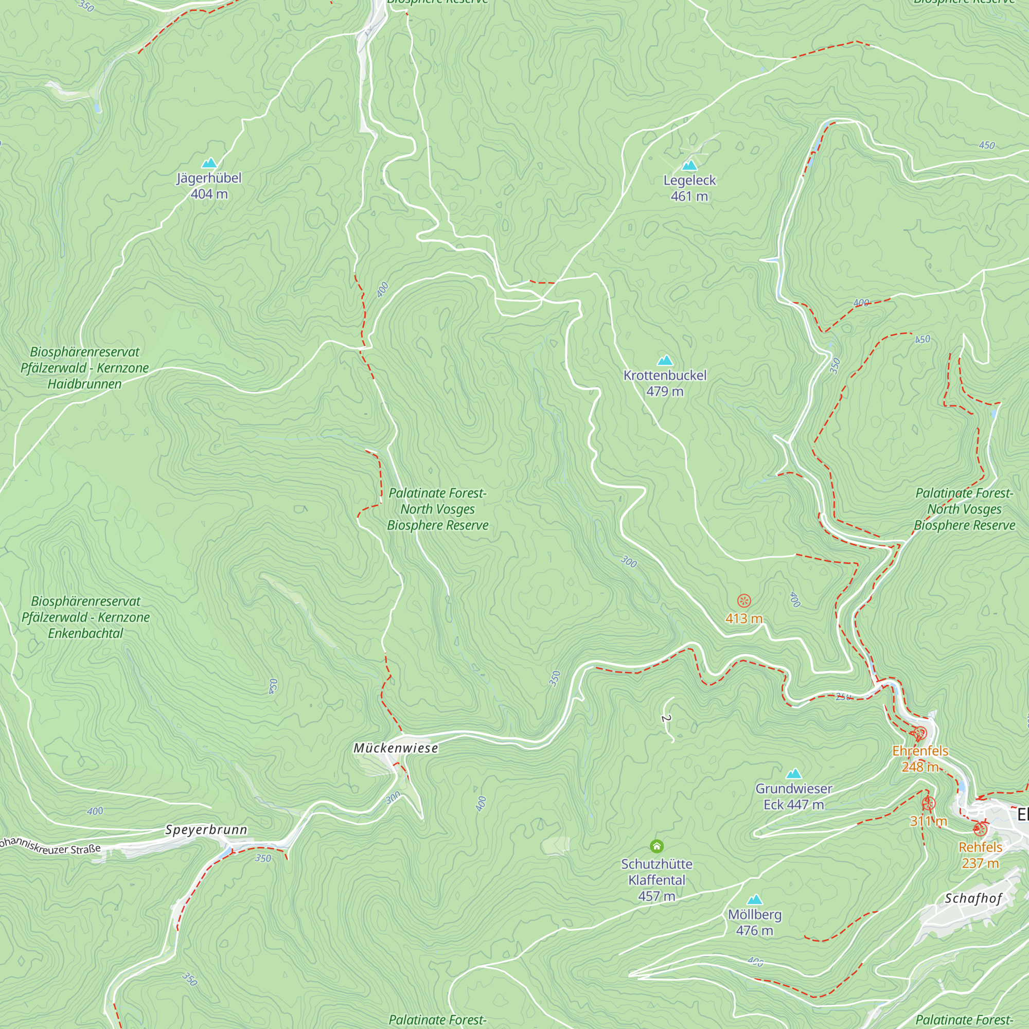 Oselberghütte map
