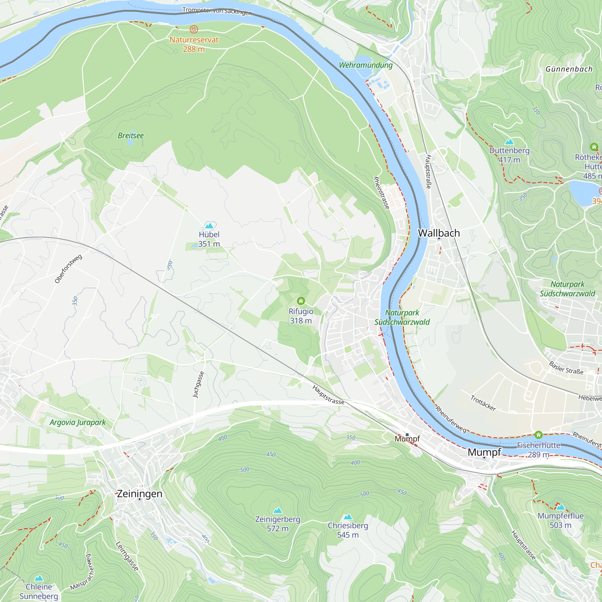 Rifugio map