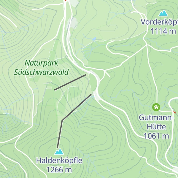 Map of Haldenköpfle-Hütte