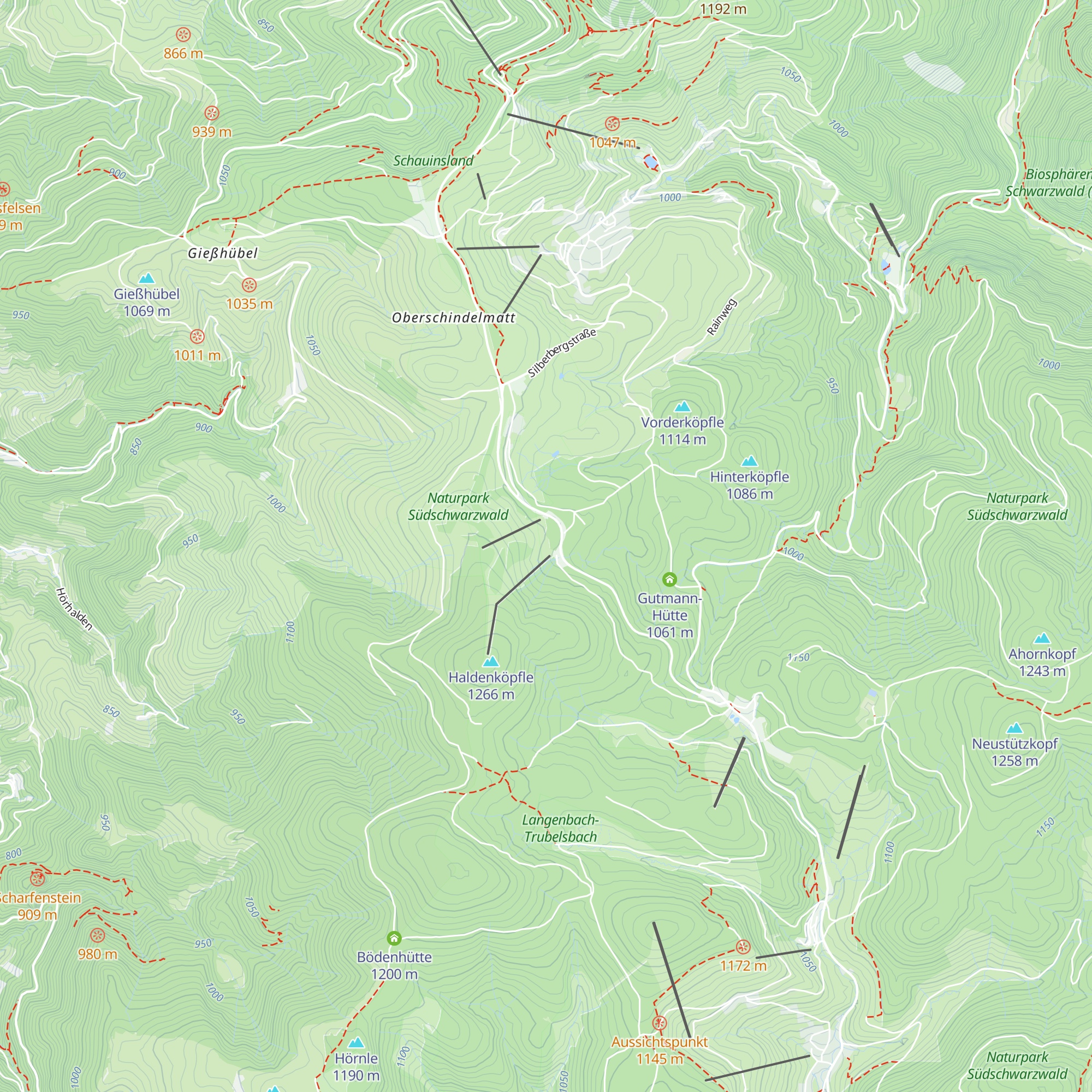 Haldenköpfle-Hütte map