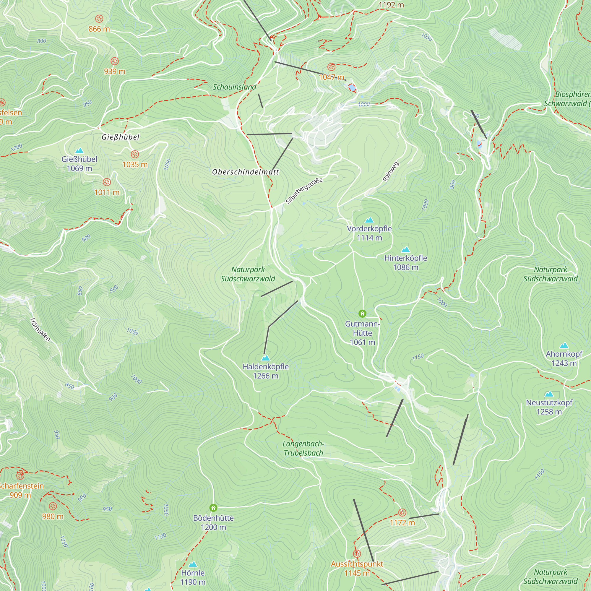 Haldenköpfle-Hütte map