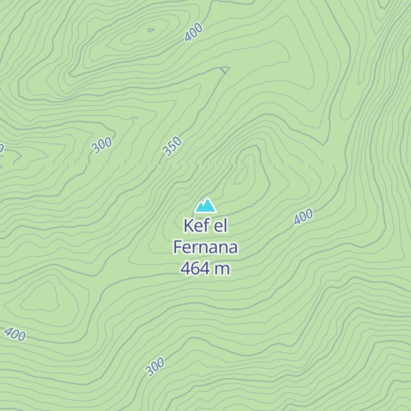 Map of Kef el Fernana