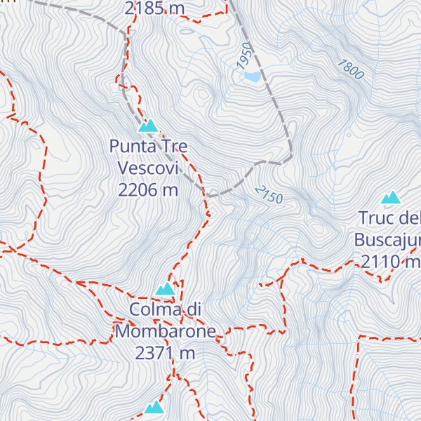 Map of Punta dei Tre Vescovi