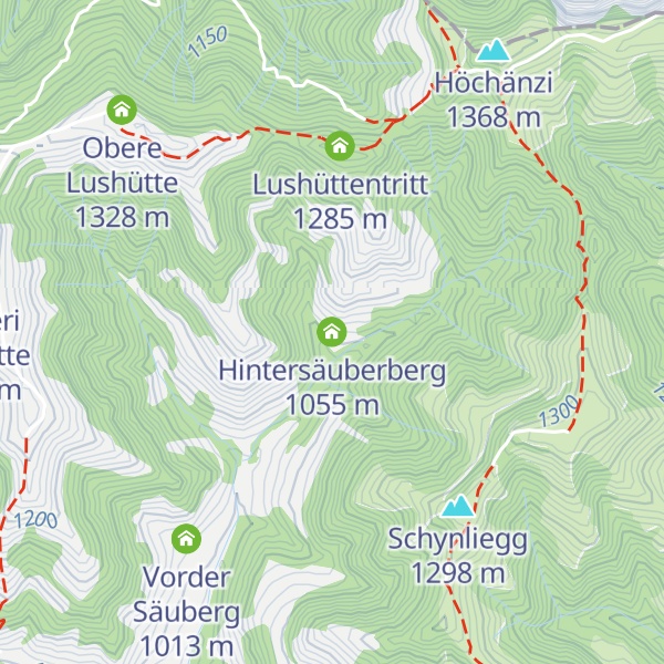 Map of Hintersäuberberg