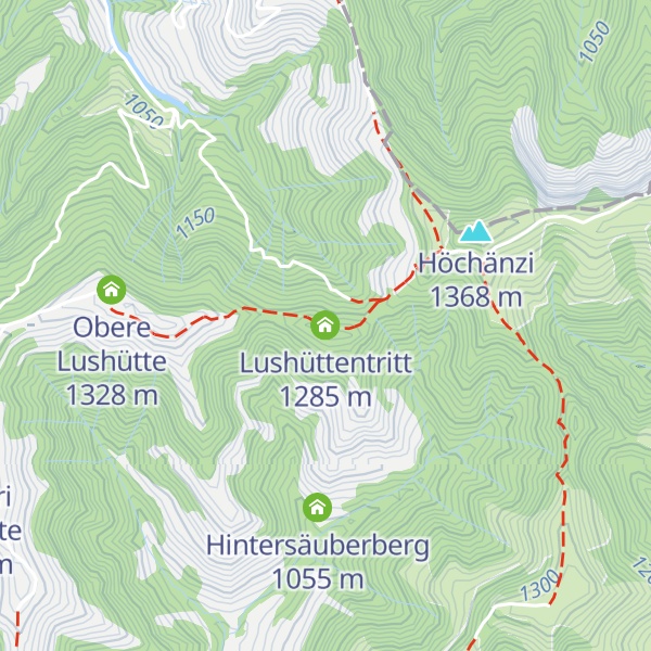 Map of Lushüttentritt