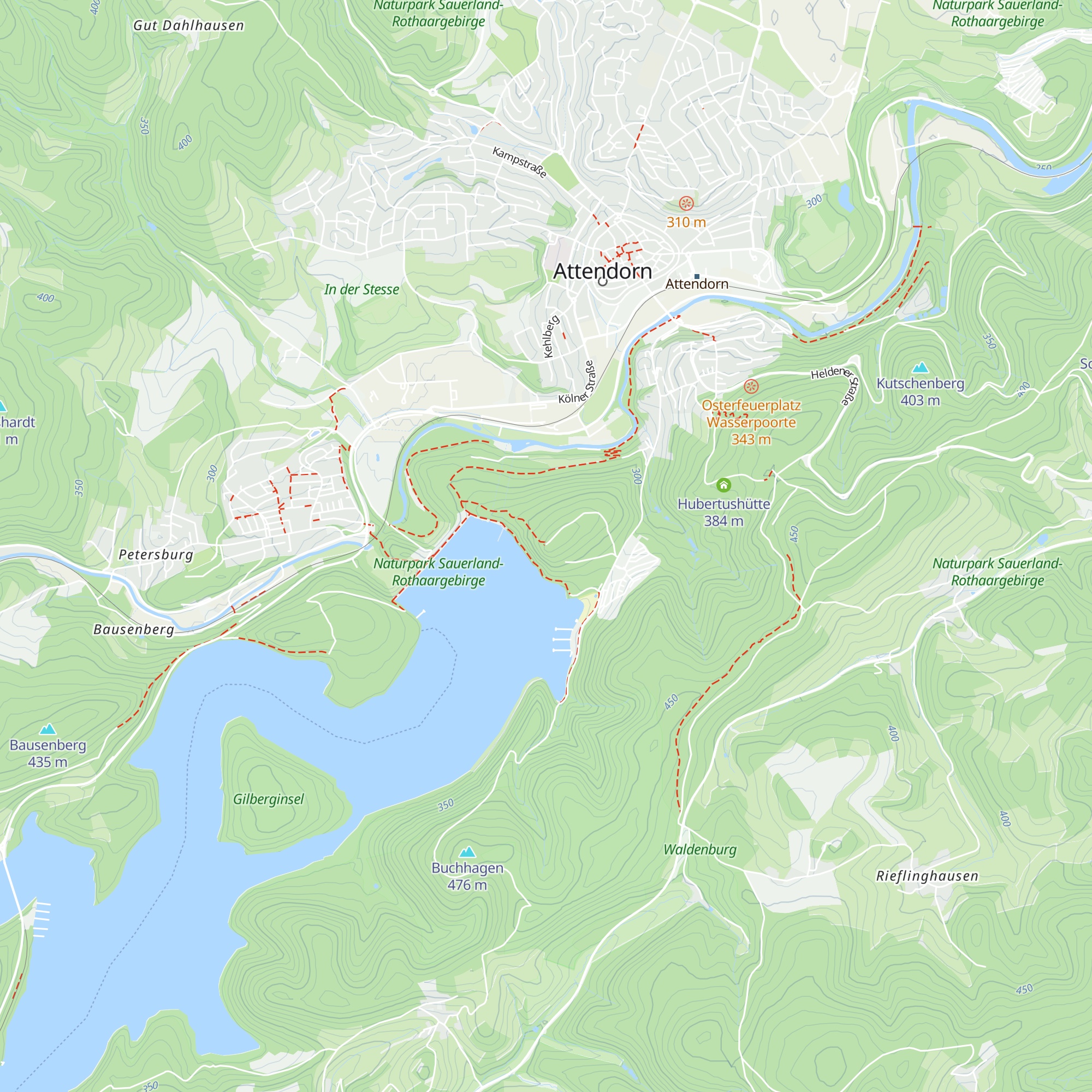 SGV-Hütte map