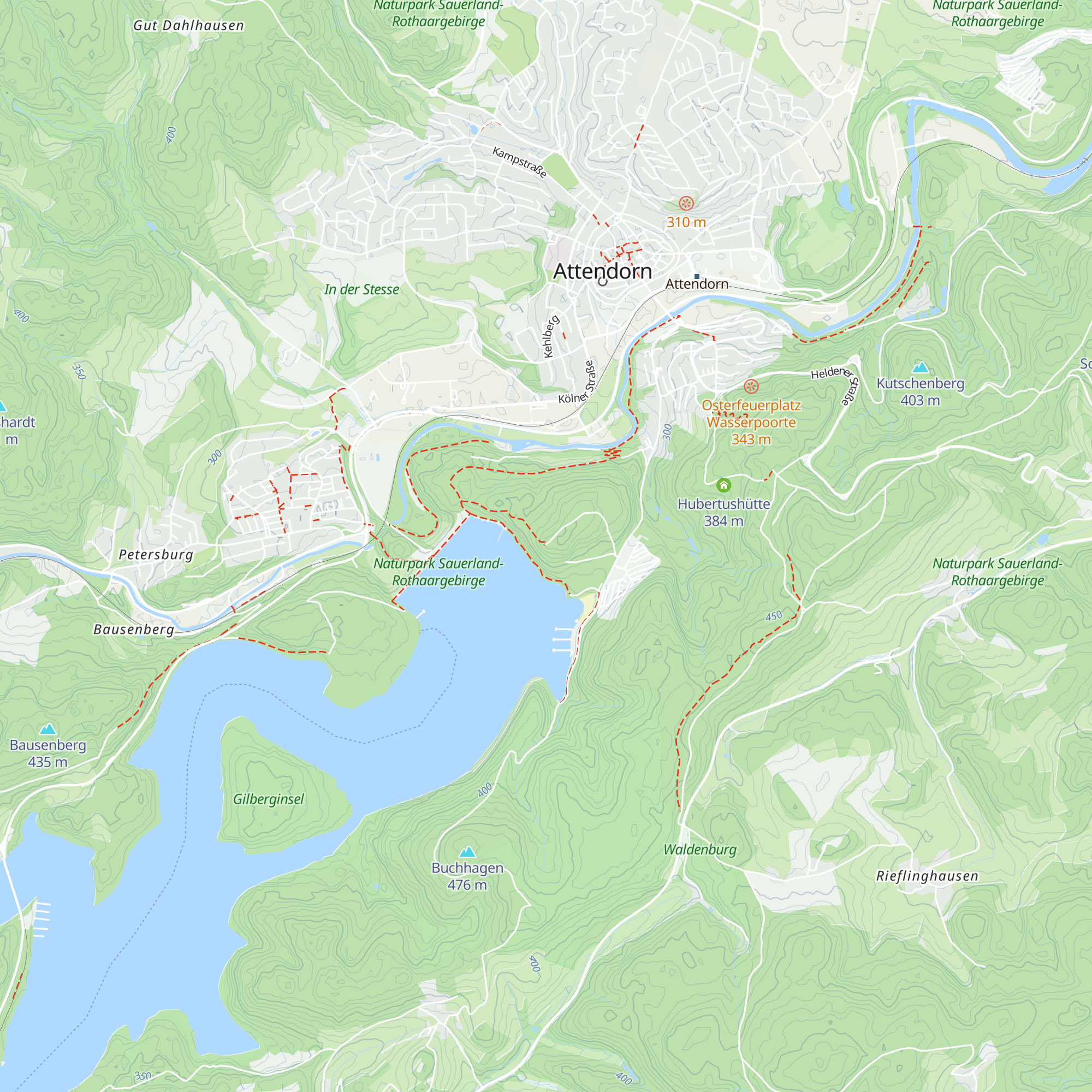SGV-Hütte map