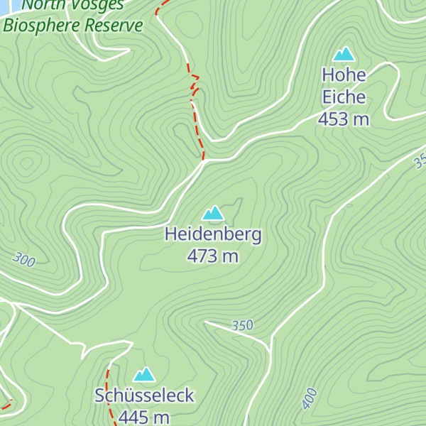 Map of Heidenberg