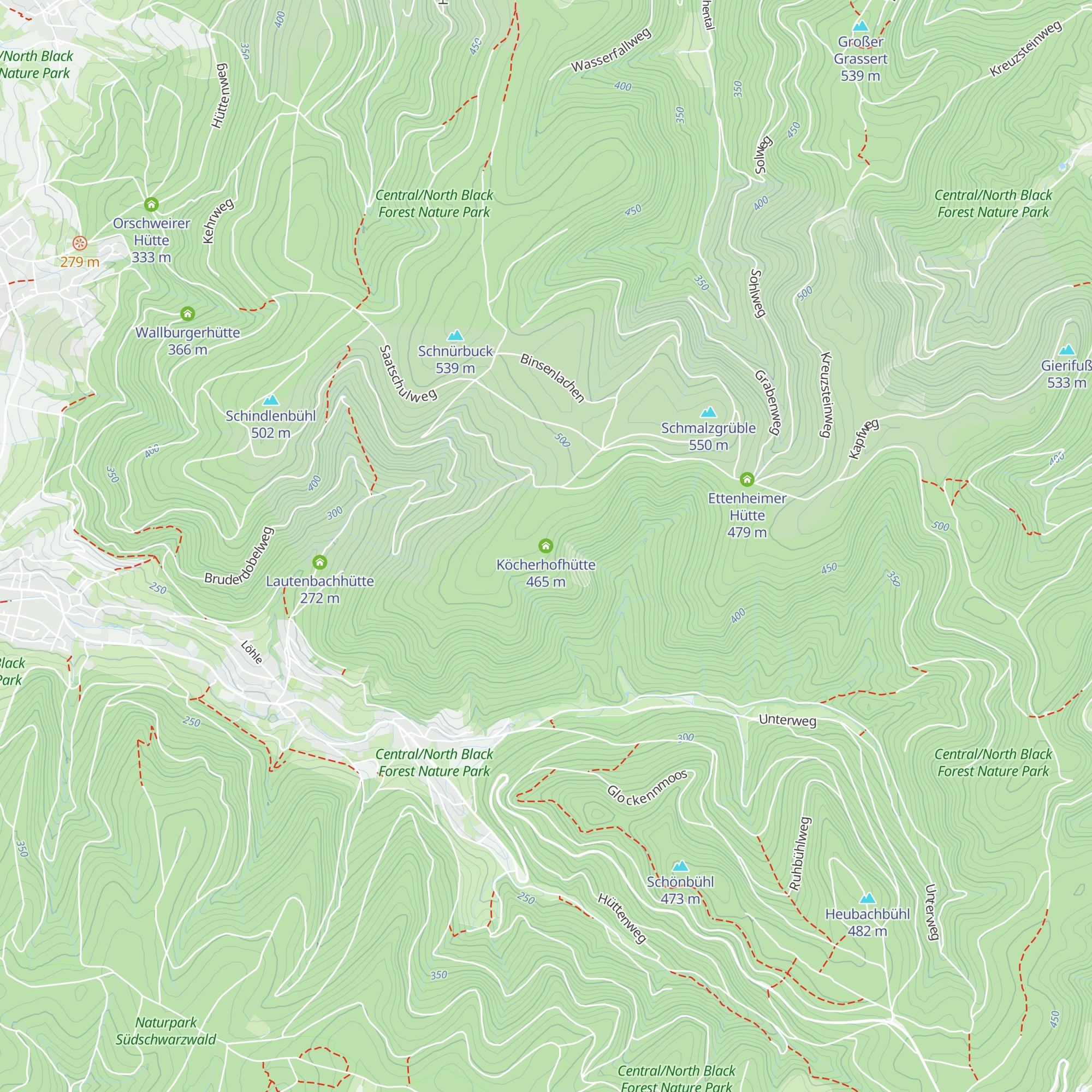 Köcherhofhütte map