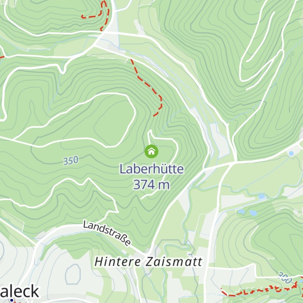 Map of Laberhütte