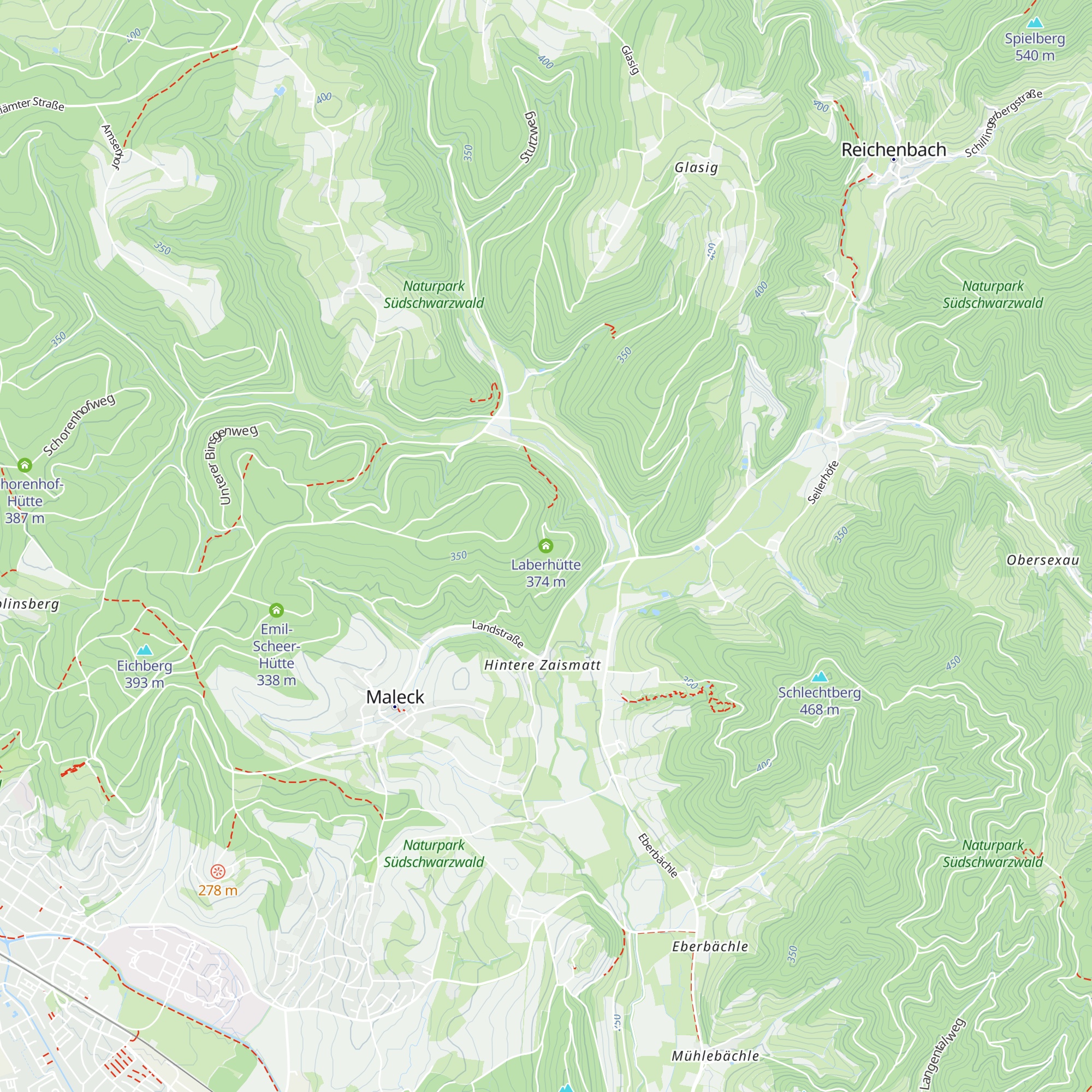 Laberhütte map