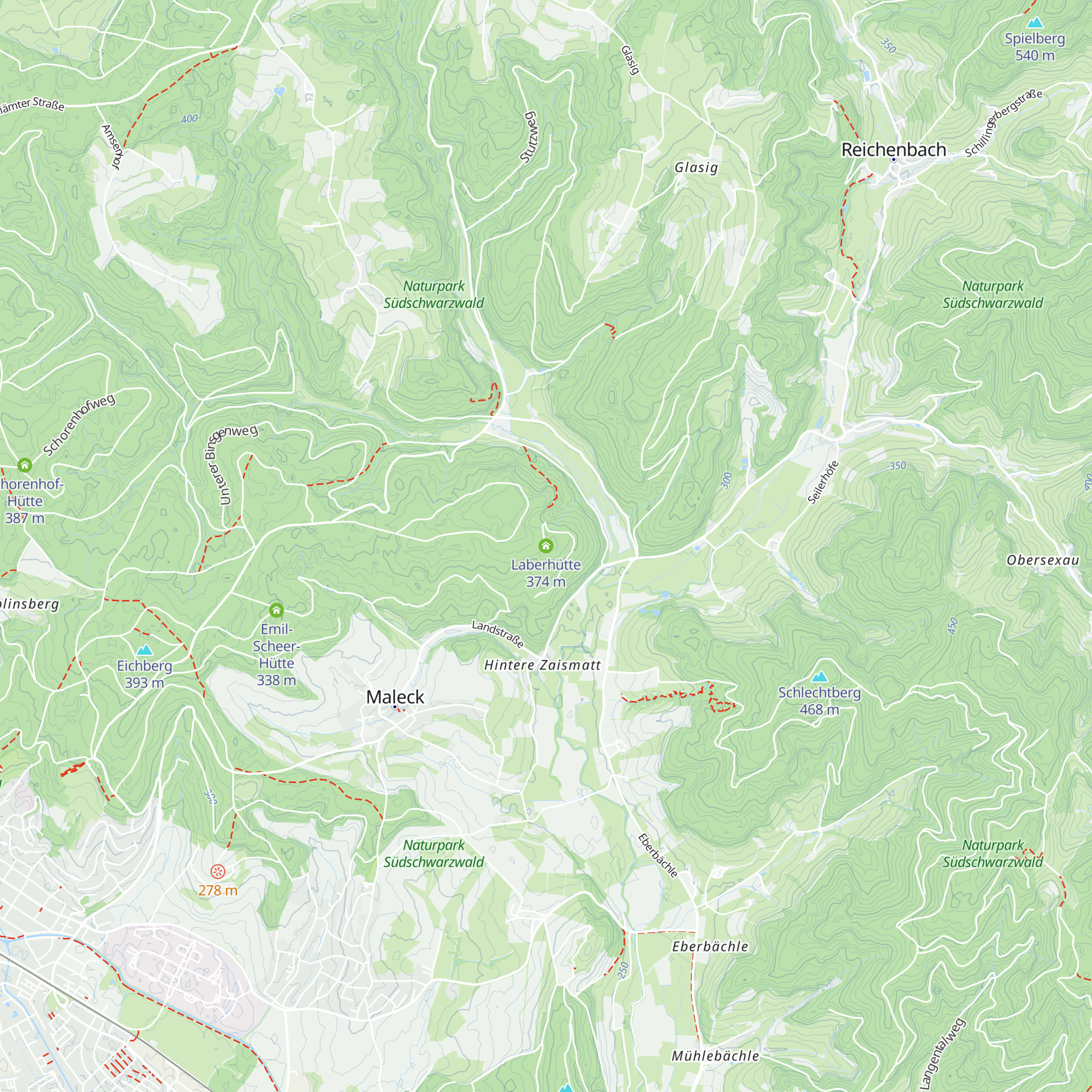 Laberhütte map