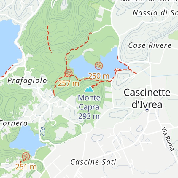 Map of Monte Capra
