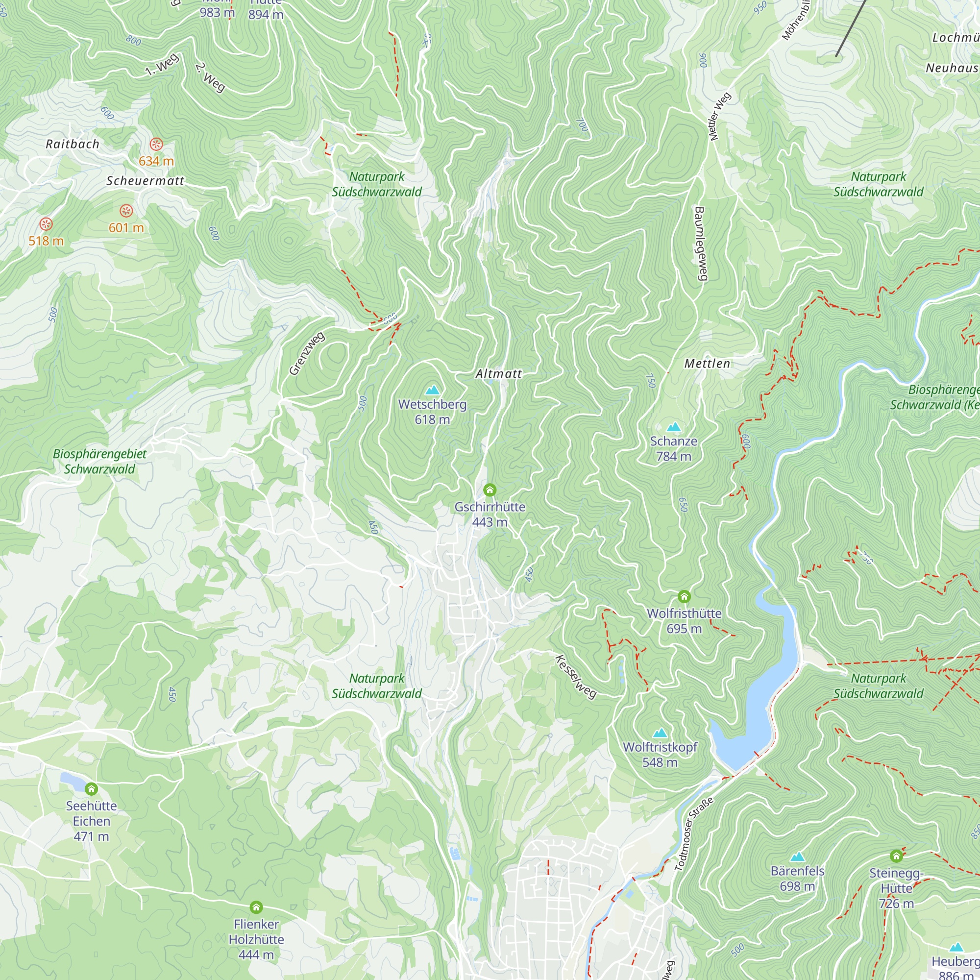Gschirrhütte map