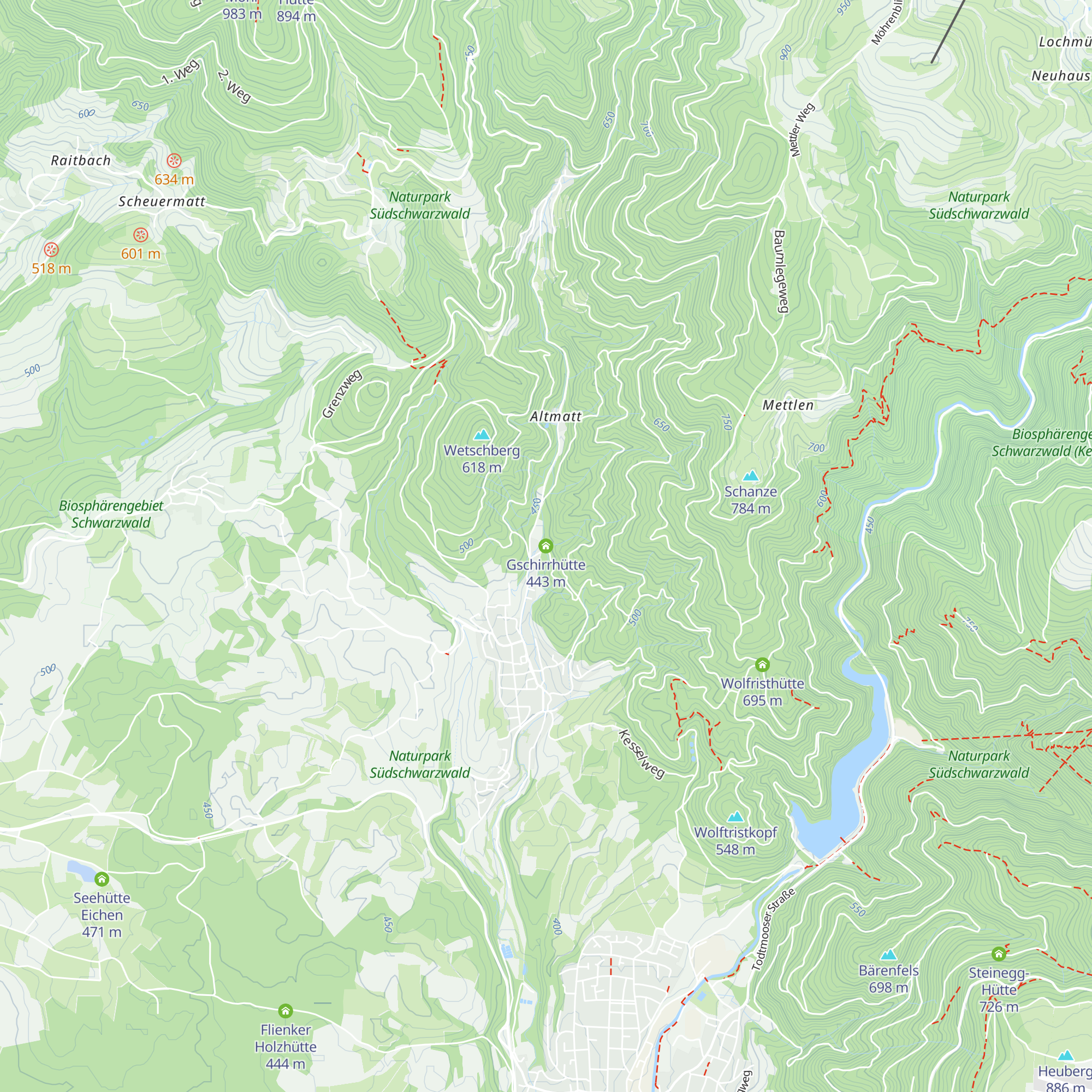 Gschirrhütte map