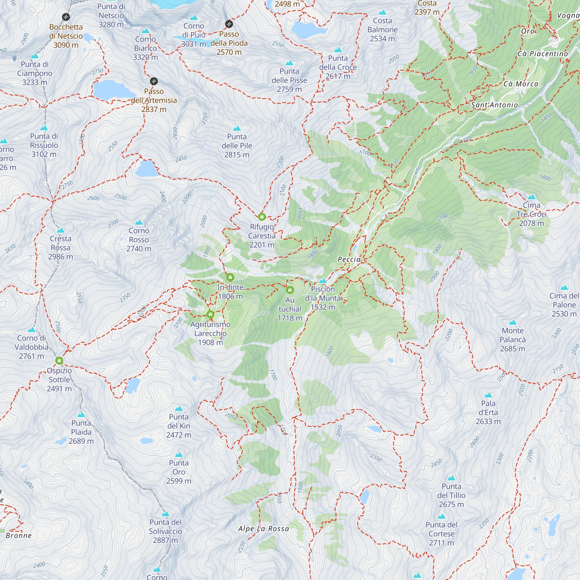 Au tuchial map