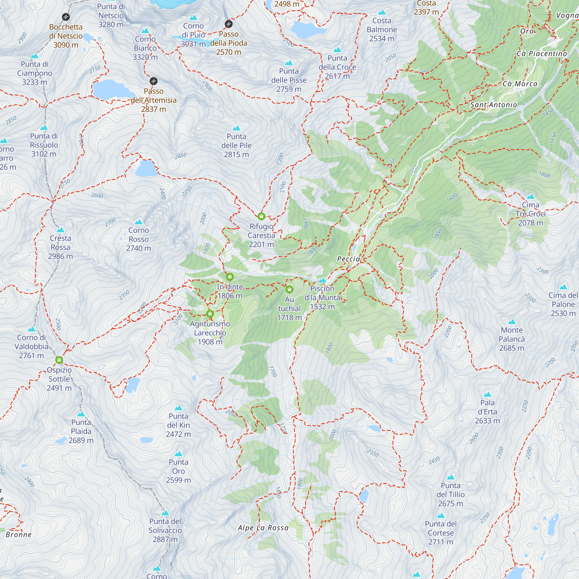 Au tuchial map