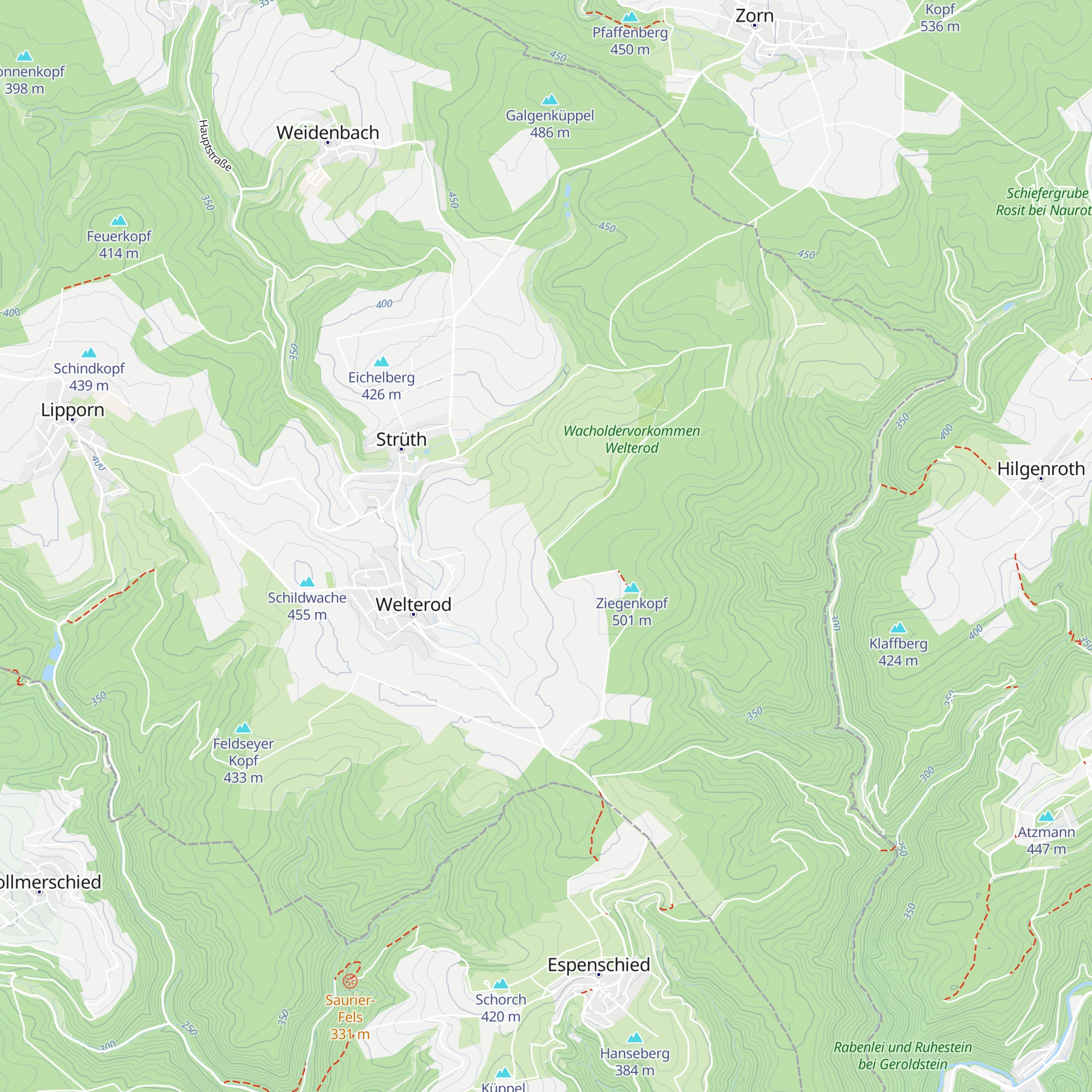 Wetterschutzhütte Eishecke map