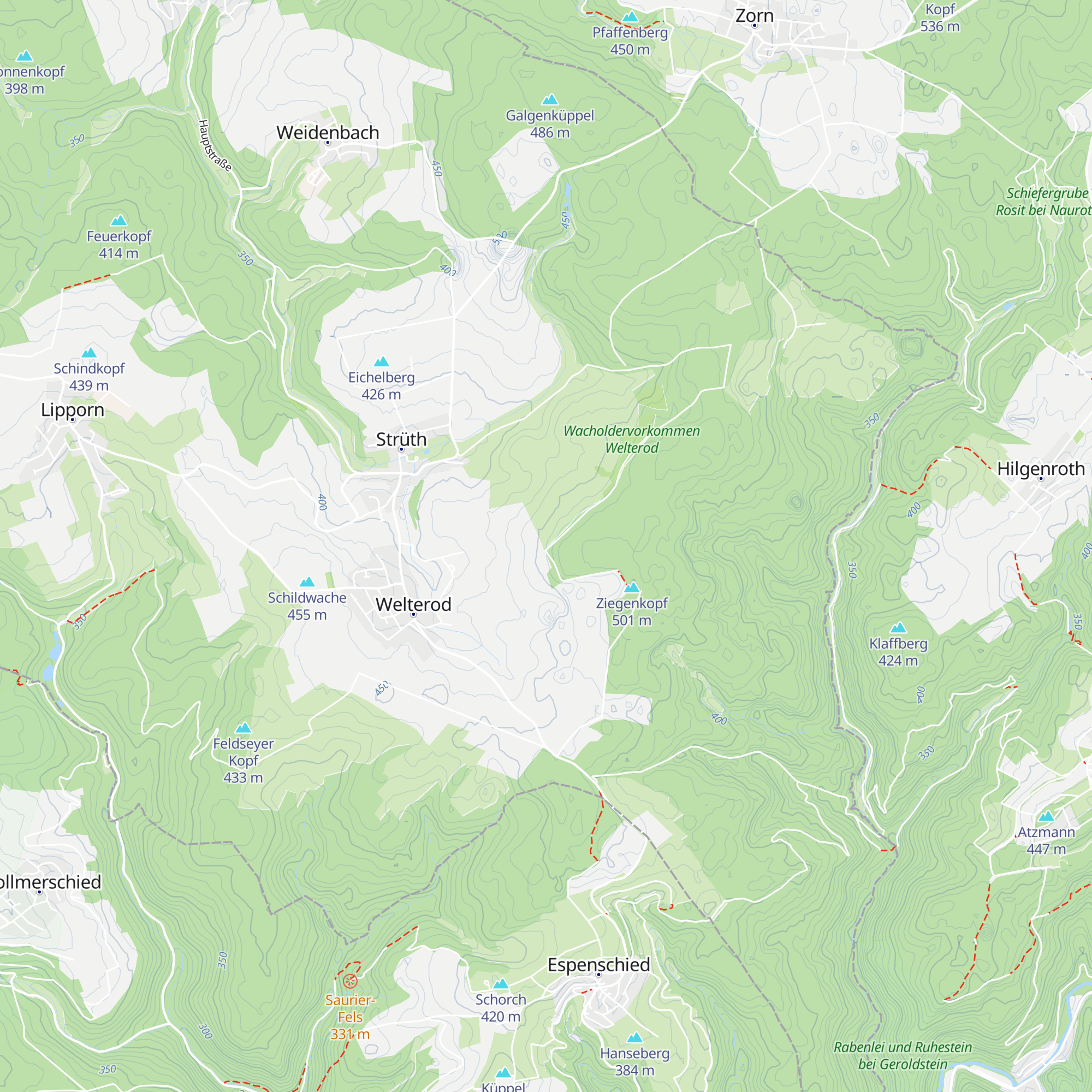 Wetterschutzhütte Eishecke map