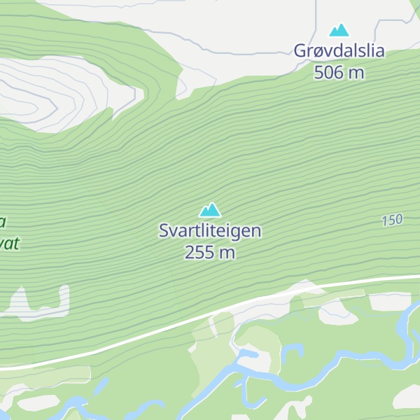 Map of Svartliteigen