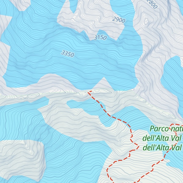 Map of Capanna Luigina Resegotti
