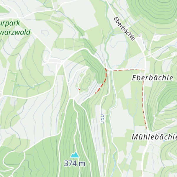 Map of Rebberghütte