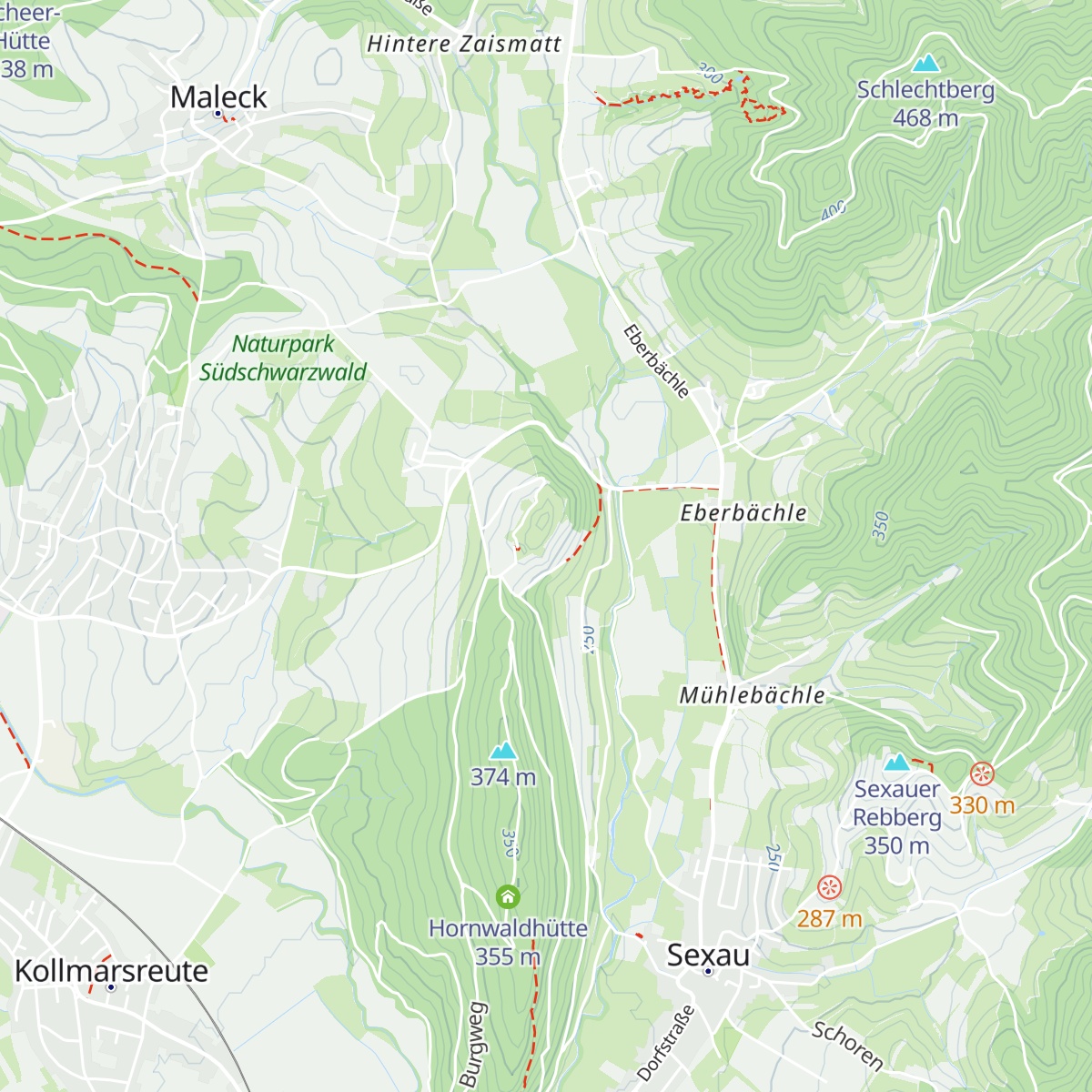 Rebberghütte map