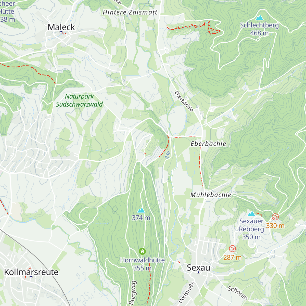 Rebberghütte map