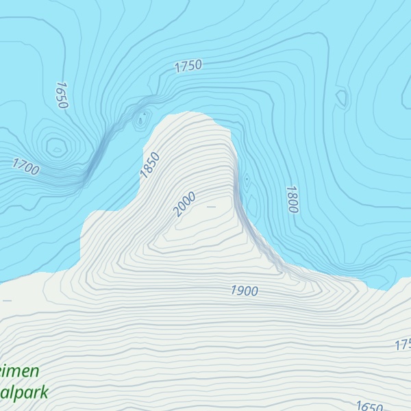 Map of Austre Holåtinden