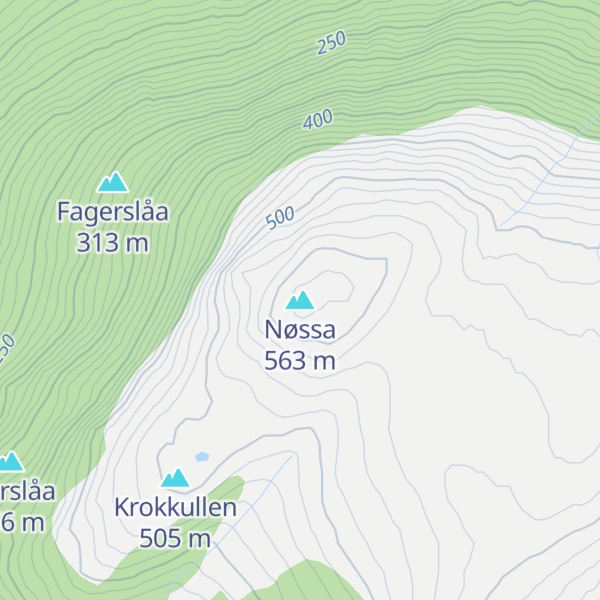 Map of Nøssa