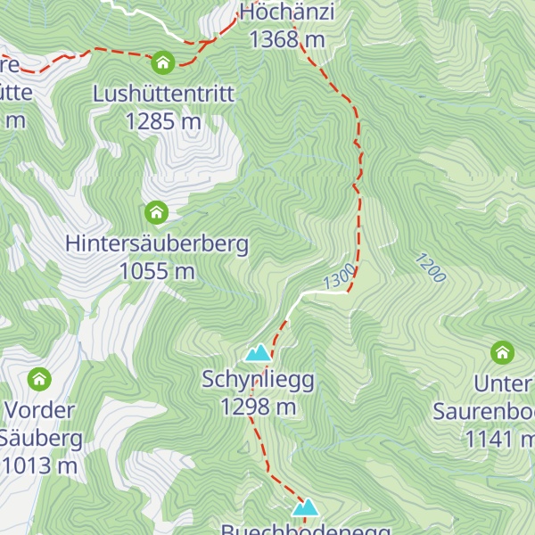 Map of Ober Schynli